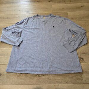 Polo Ralph Lauren Long Sleeve Men’s XXL Base Layer Blue Blue Logo Horse